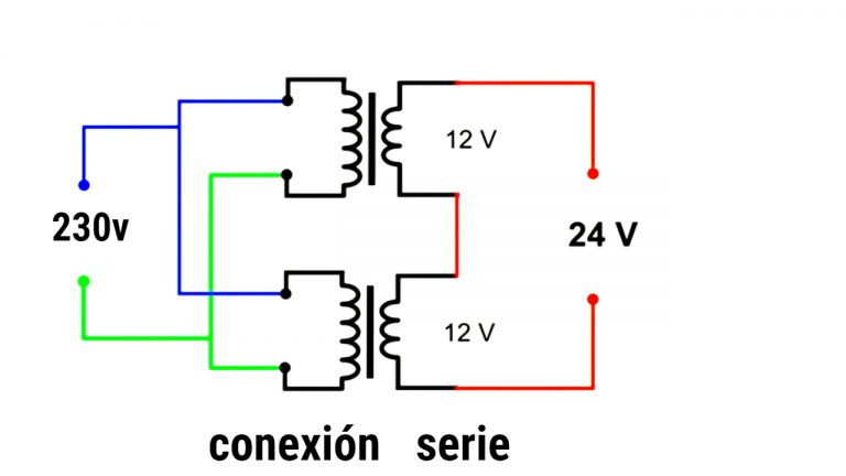 Transformador de alimentación serie y paralelo - Electrónica Ocio